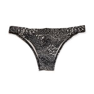Island Love Black & White Animal / Star Print Swim Wear Bikini Suit Bottoms